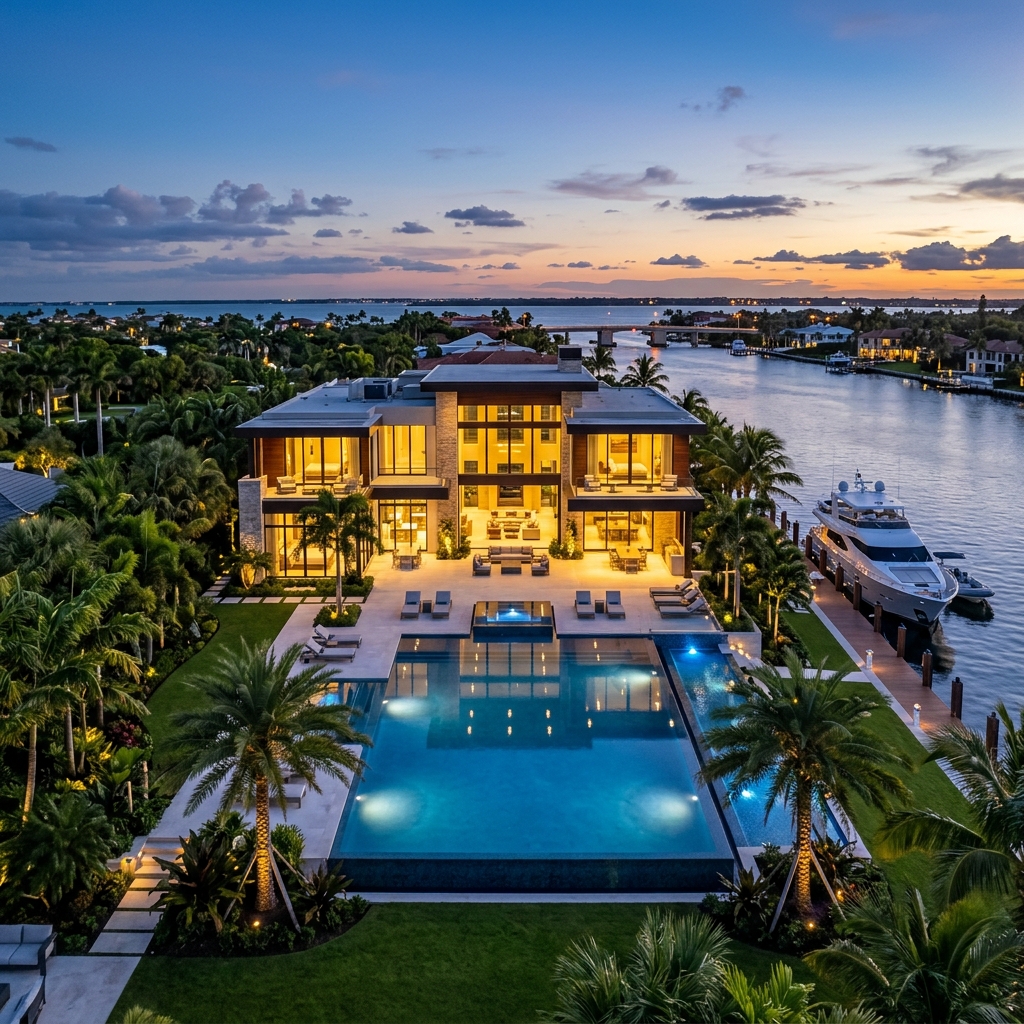 Florida Luxury Estate & Real Estate Signing